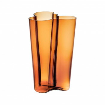 （同梱不可） （A） Iittala イッタラ アルヴァ・アアルト コレクション ベース 251mm コッパー 1007881 有機的なフォルムがモチーフ