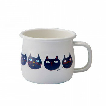 （同梱不可） 豊琺瑯 「Plune.」ホーローマグカップ　ミミココモモ　PMA-512 ぽってりとした可愛い形の..