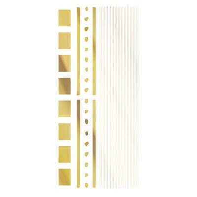 （同梱不可） TSUMEKIRA(ツメキラ)　ネイルシール　misakiプロデュース2　Matte Gold 4　マットゴールド　SG-MIS-102 貼るだけで簡単におしゃれなネイルが完成!