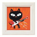 (同梱不可) ユーパワー 糸井忠晴 ミニ アート フレーム 「にゃんにゃんにゃにゃ〜ん」 IT-00619 絵と額がセットになった商品です。