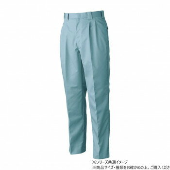 （同梱不可） 桑和 2779 ツータックスラックス 100サイズ ミストグリーン(100) 吸汗性に優れている