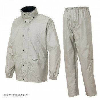 （同梱不可） アイトス レインスーツ(B-1) シルバー 4L 58701 超軽量で強度があり、柔らかい風合いが魅力