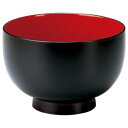 (同梱不可) 福井クラフト 132加賀丼 黒内朱 45150870 丼物に丁度良い器