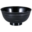 (同梱不可) 福井クラフト A寿光飯椀(大)黒銀刷毛目内黒 33024840 飯椀