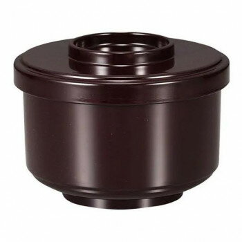 （同梱不可） 福井クラフト　TAミニ柾無地割子艶消し新溜内朱 31001235 飯器