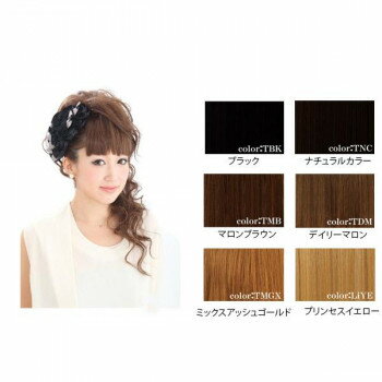 （同梱不可） プリシラ ボリュ巻きウィッグ あで巻きロング VM-03 耐熱　TBK・ブラック ロマエレガントな極上悩殺hair。