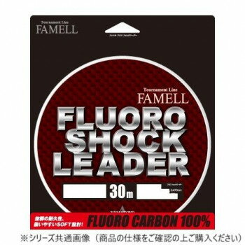 （同梱不可） ヤマトヨテグス　フロロショックリーダー(大判)　30m　22号 大型魚の鋭い歯やヒレ等、船..