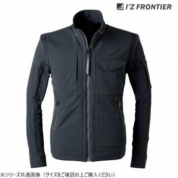 (同梱不可) アイズフロンティア ナイロン2WAYストレッチワークジャケット 05 ブラック 3L 3570 高品質なナイロンストレッチ素材が抜群の着心地を実現