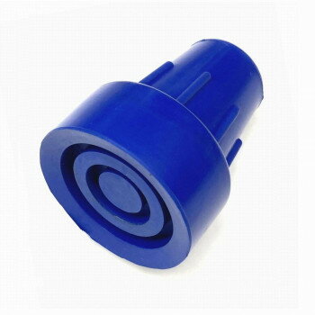 （同梱不可） ケイ・ホスピア 杖アクセサリー ソフトクラッチ・キッズクラッチ用16ミリ 先ゴム ブルー ..