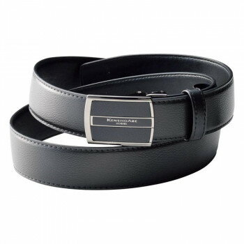 （同梱不可） ケンショウ・アベ ベルト(ブラック) AK104 5268-316 シンプルで合わせやすいデザインのベ..
