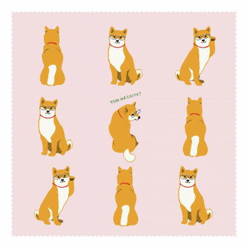 （同梱不可） MX フレンズヒル メガネ拭き2よんでみてしばた 18800 編物タイプのメガネ拭き