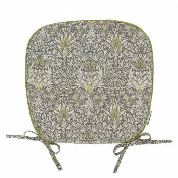 （同梱不可） スネークヘッド ダイニングシートクッション 45×43Vcm LN1744 GR グレー クラシック感と..