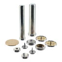 (同梱不可) ホック一撃18mm 2入り シルバー H18PSSL 606923 ホックの補修やアレンジに使える