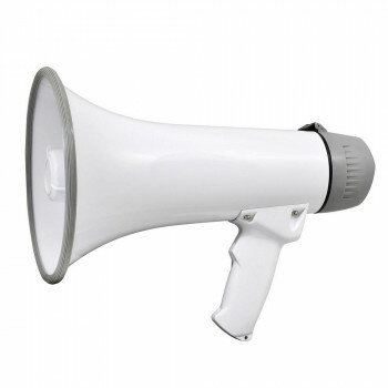 （同梱不可） マイク付ハンドメガホン　AHM-002 災害・緊急時・避難時の呼びかけや警報に
