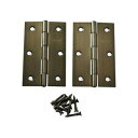(同梱不可) ハイロジック 17530 ステンレス蝶番89mm LU 2枚入 ステンレス蝶番