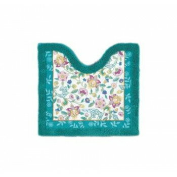 （同梱不可） 川島織物セルコン MINTON(ミントン) リーガルハドンホールII トイレマット FT1590 G・グリーン 花柄のかわいいトイレマット。