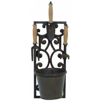 （同梱不可） 村田屋産業 ガーデンツールポット 6286 オブジェでもプランターでも◎