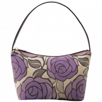 （同梱不可） 日本製ジャカード織 一本手ミニ手提げバッグ MLS-5001LA(ラベンダー) 3342-426 使いやす..