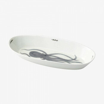 （同梱不可） 西海陶器 olive デリカプレート オクトパス 繊細なデザイン