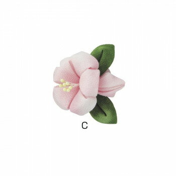 （同梱不可） オリムパス はじめてのつまみ細工 キット ハイビスカスのブローチ TZ-9　C ボンドだけで..