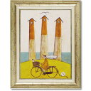 (同梱不可) ユーパワー Sam Toft サム トフト アートフレーム 「海辺のサイクリング」 ST-08009 贈り物にも最適!(3)