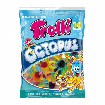 （代引き不可）（同梱不可）Trolli(トローリ) オクトパス 100g×12個セット