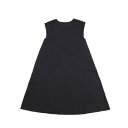 (同梱不可) 志成販売 コットンフラックスのルームウェア キャップスリーブワンピース ブラック 305102BK リゾートからちょっとしたお出かけまで快適に過ごせる(4)