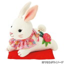 (同梱不可) オリムパス 干支キット ぬいぐるみ 艶やか華うさぎ PA-808 干支(卯)のぬいぐるみキット。