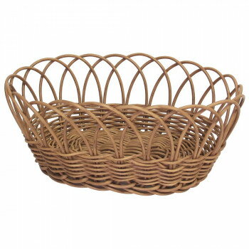 （同梱不可） Towc(トーク) PEバスケット フルーツかご L 72201 天然素材風のPE素材を使用したバスケット。