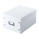 (同梱不可) サンワサプライ 組み立て式DVD BOX(ホワイト) FCD-MT4WN 収納物がひと目でわかるネームホルダー付きです(2)