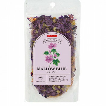 （代引き不可）（同梱不可） ティーブティック ハーブ ミニパック マローブルー10g×12セット 50128 ミニパックのハーブです。