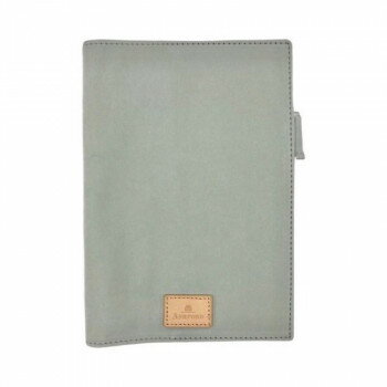 （同梱不可） ASHFORD アシュフォード ミリクロス ダイアリーカバー B6 アイスグレー 8297-009 軍用素..