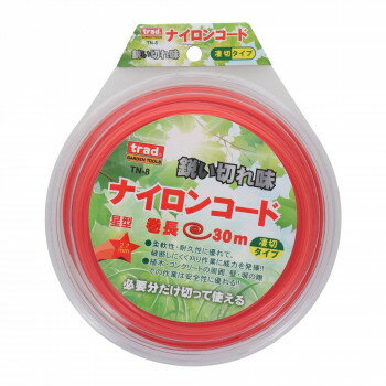 （同梱不可） trad　ナイロンカッター(星)　2.7×30m　TN-8　316017 ナイロンコード