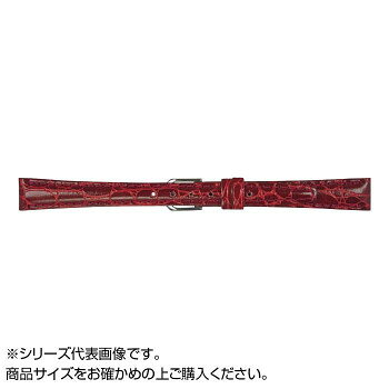 (同梱不可) MIMOSA(ミモザ) 時計バンド RA型押ワニ 12mm ワイン (美錠:銀) CRA-W12 場面に合わせて、スタイリッシュにベルト交換! (同梱不可) MIMOSA(ミモザ) 時計バンド RA型押ワニ 12mm ワイン (美錠:銀) CRA-W12 場面に合わせて、スタイリッシュにベルト交換!