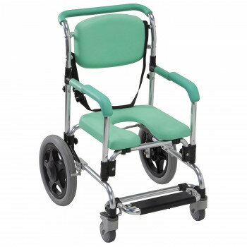 （同梱不可）らくらく浴用キャリー 低床 固定式 パーキングブレーキ付 YC-846GR