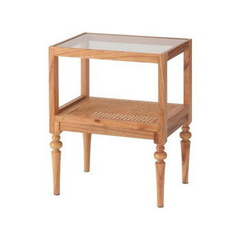 （同梱不可） 東谷 サイドテーブル ナチュラル PM-511NA ナチュラル・クラシカルな雰囲気を演出