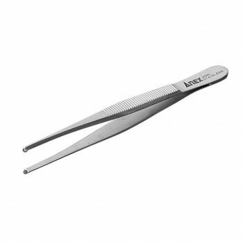 (同梱不可) アネックス(ANEX) ステンレスピンセット 有鈎型 130mm No.220 引っ張り出したりする作業に (同梱不可) アネックス(ANEX) ステンレスピンセット 有鈎型 130mm No.220 引っ張り出したりする作業に