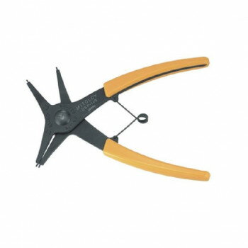 （同梱不可） ミトロイ(MITOLOY) 両用スナップリングプライヤ 145mm DSP-145 スナップリングの取り付けや取り外しに