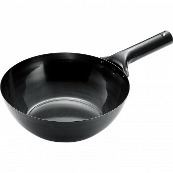 （同梱不可） サミット工業　Summit　鉄なべ流　日本製　炒める鍋シリーズ　IH北京鍋　27cm IH北京鍋が心をこめた手料理のお手伝い!