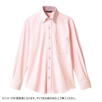 Long-Sleeved Shirt - （同梱不可） 住商モンブラン ニットシャツ 兼用 長袖 ピンク ZK2711-5CB-4L 4Lサイズ 住商モンブランの男女兼用長袖ニットシャツ