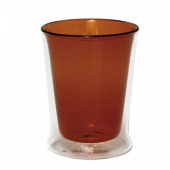 （同梱不可） ニュイ　カラ—サーモロックカップ(アンバ 52638 カラフルな耐熱二層ガラス