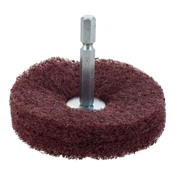 （同梱不可） H＆H　六角軸軸付　ナイロンバフ　中目　HNC6-75　332334 六角軸軸付ナイロンバフ