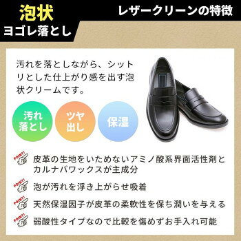 オフィス ユーの（同梱不可） コロンブス レザークリーン1200 泡が汚れを浮き上がらせ吸着します｜アングル3
