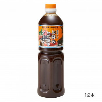 （代引き不可）（同梱不可）和泉食品　タカワお好みたこ焼きソース(濃厚)　甘口　1000ml(12本)