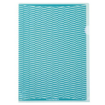 （同梱不可） ヒサゴ 抗菌トリック! クリアフォルダ A4 グリーン OP2461 目の錯覚を利用したトリックパ..