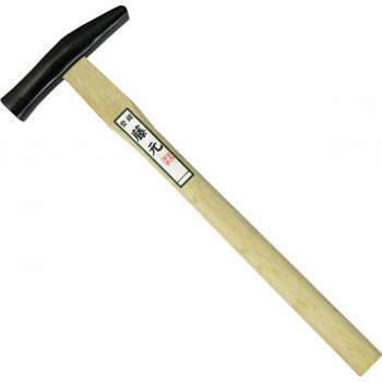 （同梱不可） コンヨ 藤元 本職用 ブリキ屋槌21mm 12394 昔から丈夫で使われ続けている本樫材を使用