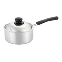 (同梱不可) COOK EASY クック・イージー 片手鍋 18cm SJ3320 ガス火もIHにも使える、ステンレス製の鍋。