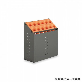 （同梱不可） オブリークアーバン C12 オレンジ UB2852127 筒状のシュートに傘を1本1本収納するので出し入れがスムーズ