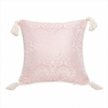 （同梱不可） ジェニファーテイラー ハルノピンク クッション Haruno 32478CU ダマスク模様とストライプの織模様