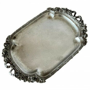 （同梱不可） ヴィヴィアン トレイ シルバー 75404TY-SV 細部にまでこだわったヴィクトリアンデザイン